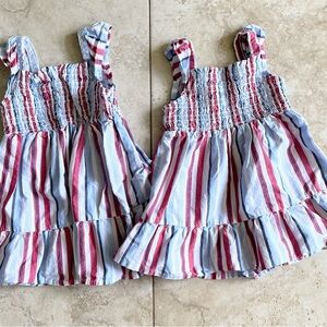 2T The Children’s Place Striped Sleeveless Dress Set